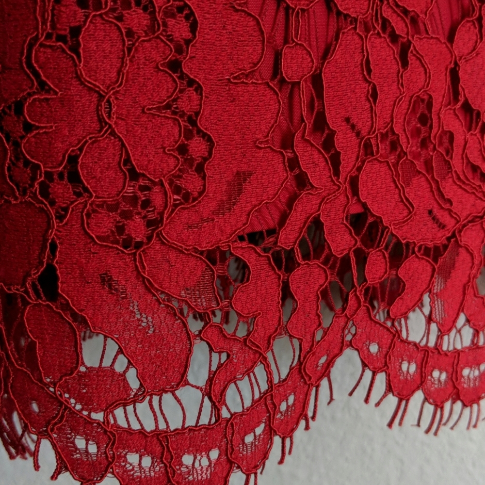 Loft Red Dress - Picture 3 of 4